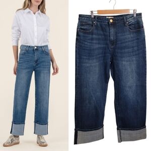 Kut From The Kloth Plus Size Sienna High Rise Wide Leg Jeans